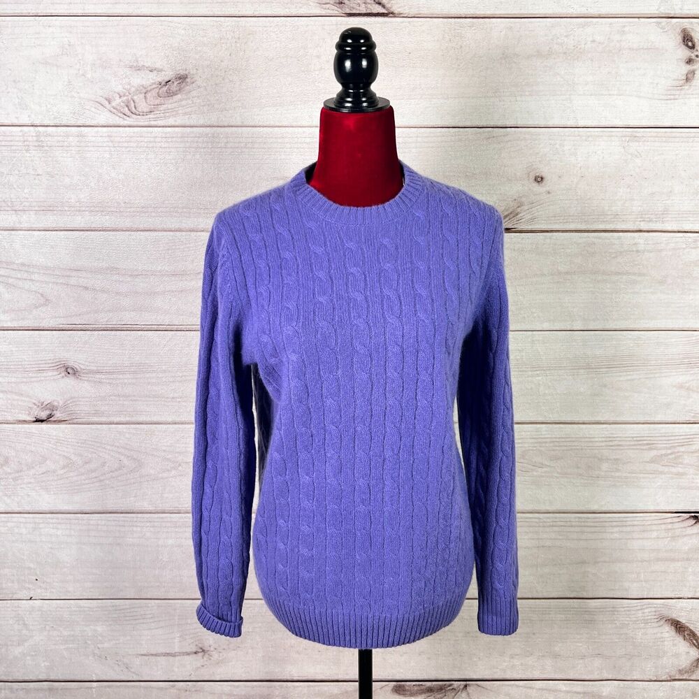 Daniel Bishop Sweater Cashmere Cable Knit Pullover
